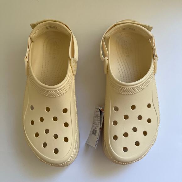 Crocs Hiker Xscape Clogs M13/W15 in Vanilla Neutral Chunky Platform Unisex NWT main image 8